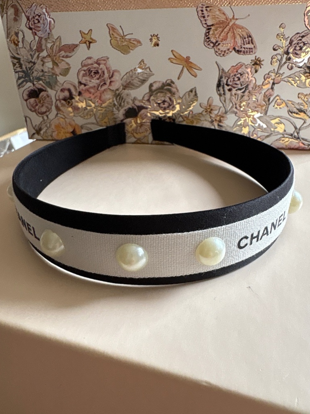 Chanel Ribbon Headband